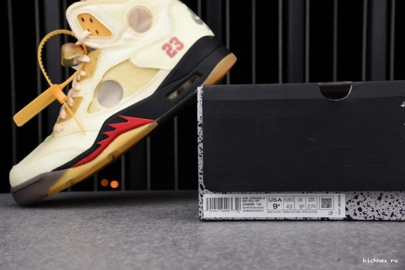 O-W DH8565-100 DH8565-100 AIR Jordan 5 Sail Retro 0518